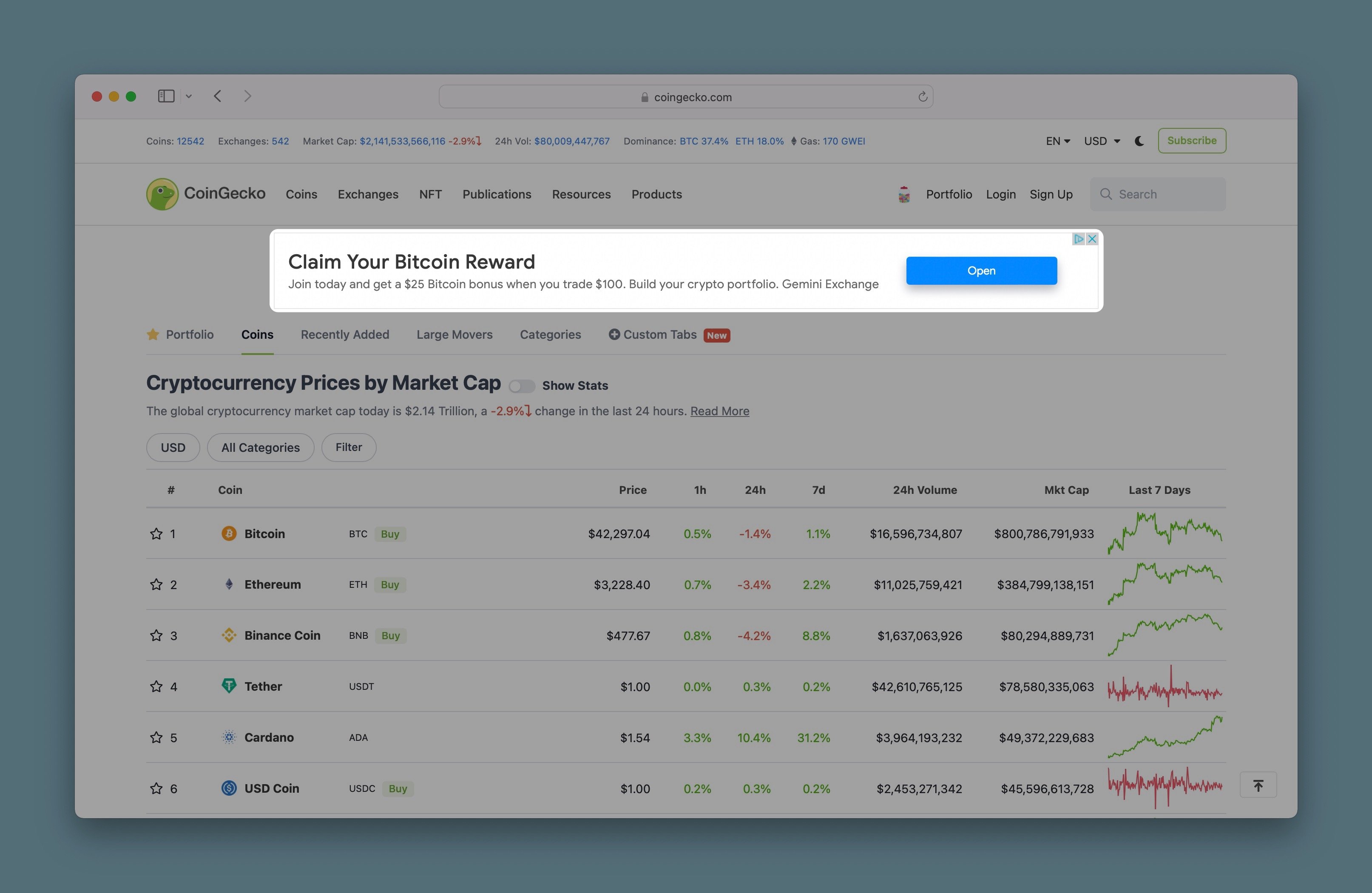 coingecko-standard-display