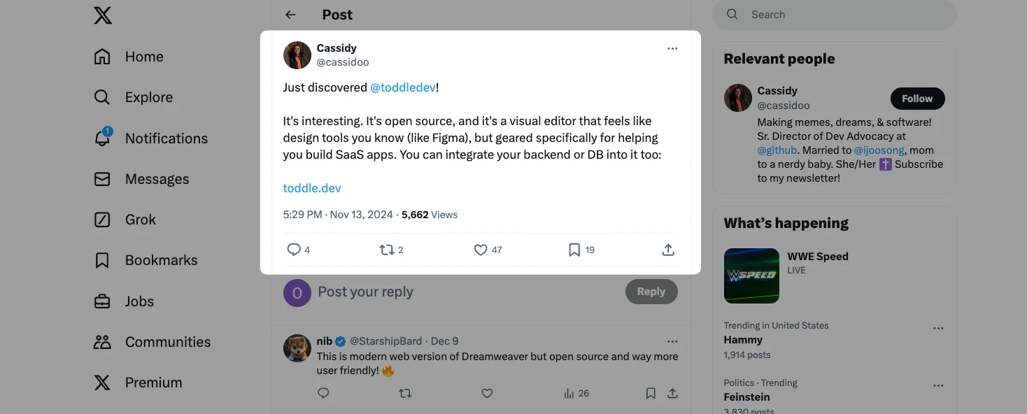 Social Activations placement example