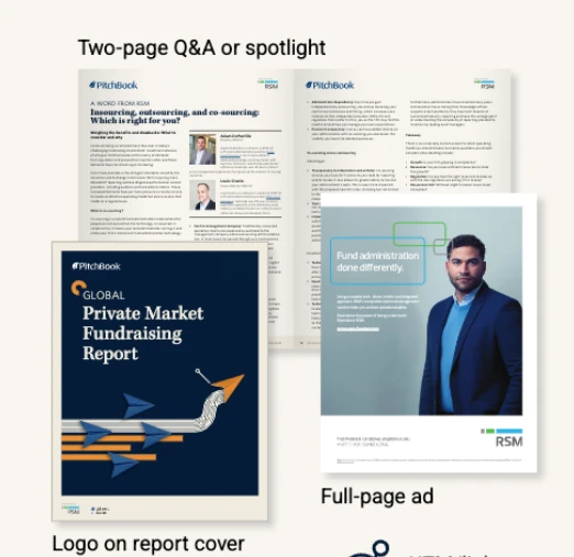 Asset Class Report Sponsorship example on PitchBook