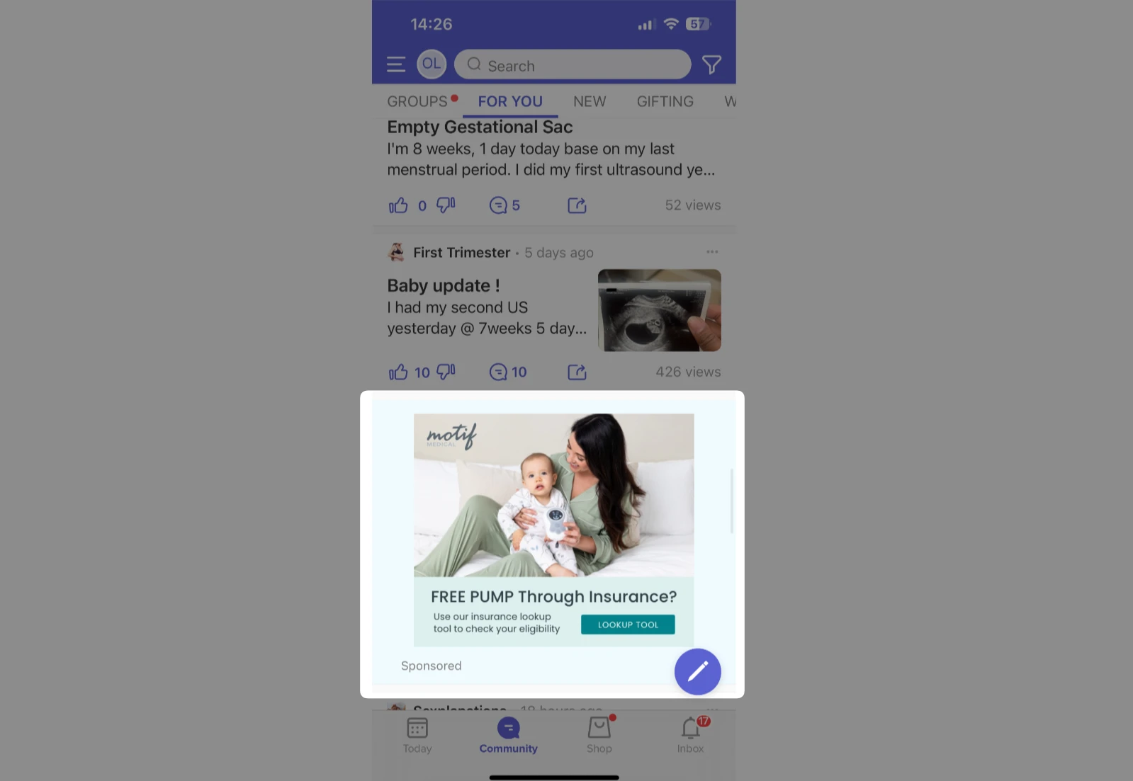 Display Ad Unit example on Glow