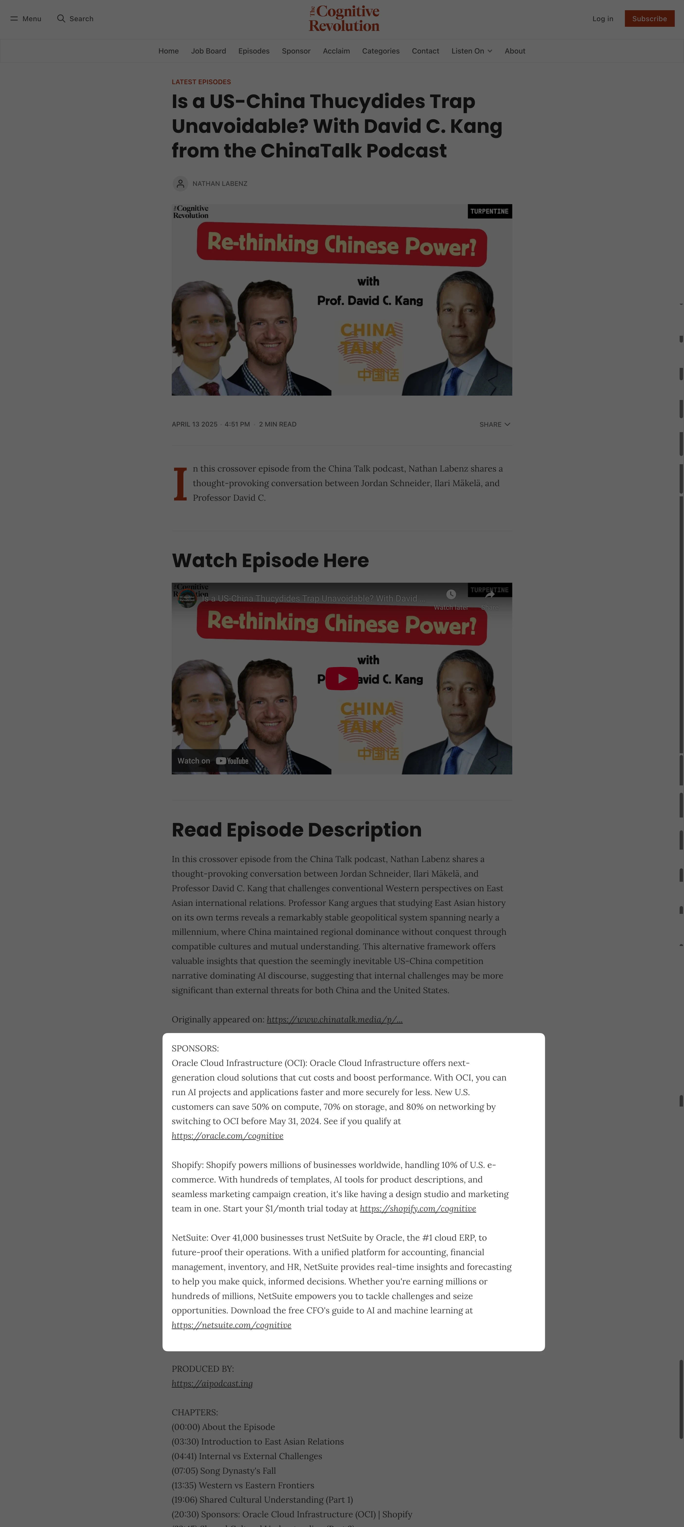 Podcast Ads placement example